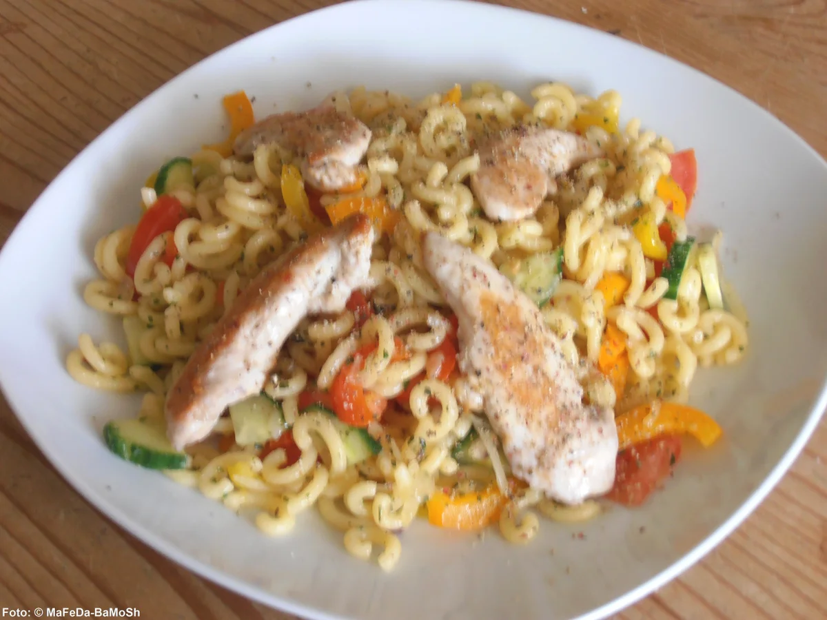 Lauwarmer Nudelsalat - Rezept - Bild Nr. 211