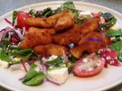 Zwischengericht: Salat mit panierter Hähnchenbrust - Rezept - Bild Nr. 213