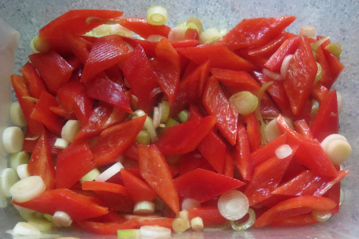 Salat: Zucchini-Paprika-Salat - Rezept - Bild Nr. 215