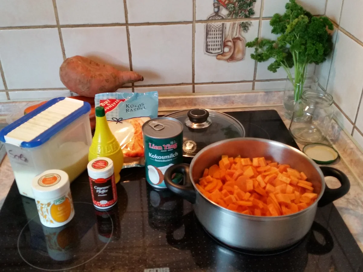 Süsskartoffel-Curry mit Karotten - Rezept - Bild Nr. 219