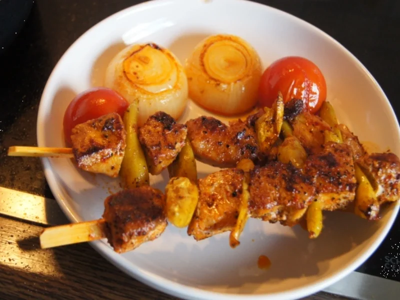 Rezept: Feuerspieß mit Beilagen Bild Nr. 240 Feuerspieß mit Beilagen - Rezept - Bild Nr. 240