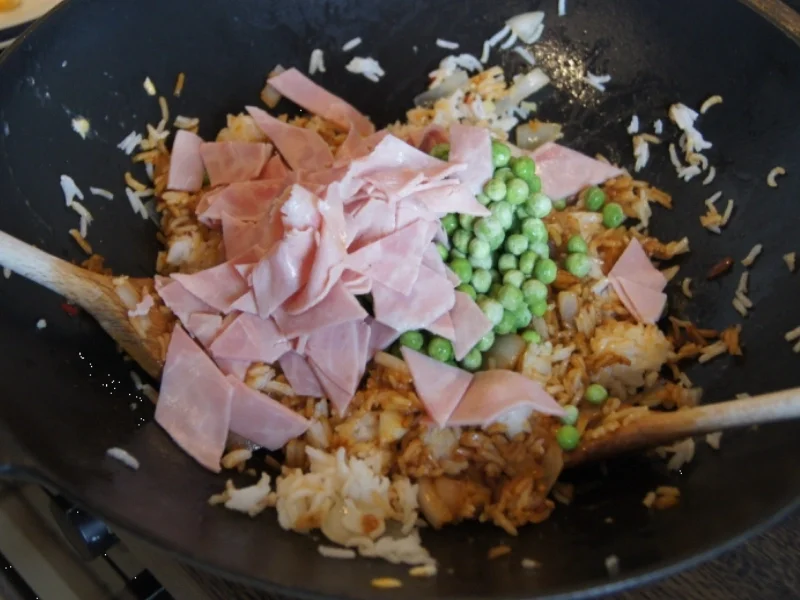 Rezept: Gebratener Eierreis im Wok Bild Nr. 241 Gebratener Eierreis im Wok - Rezept - Bild Nr. 241