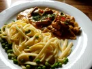 rahmgeschnetzeltes mit erbsen-spätzle - Rezept - Bild Nr. 252