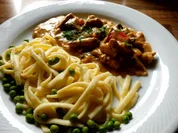 rahmgeschnetzeltes mit erbsen-spätzle - Rezept - Bild Nr. 252