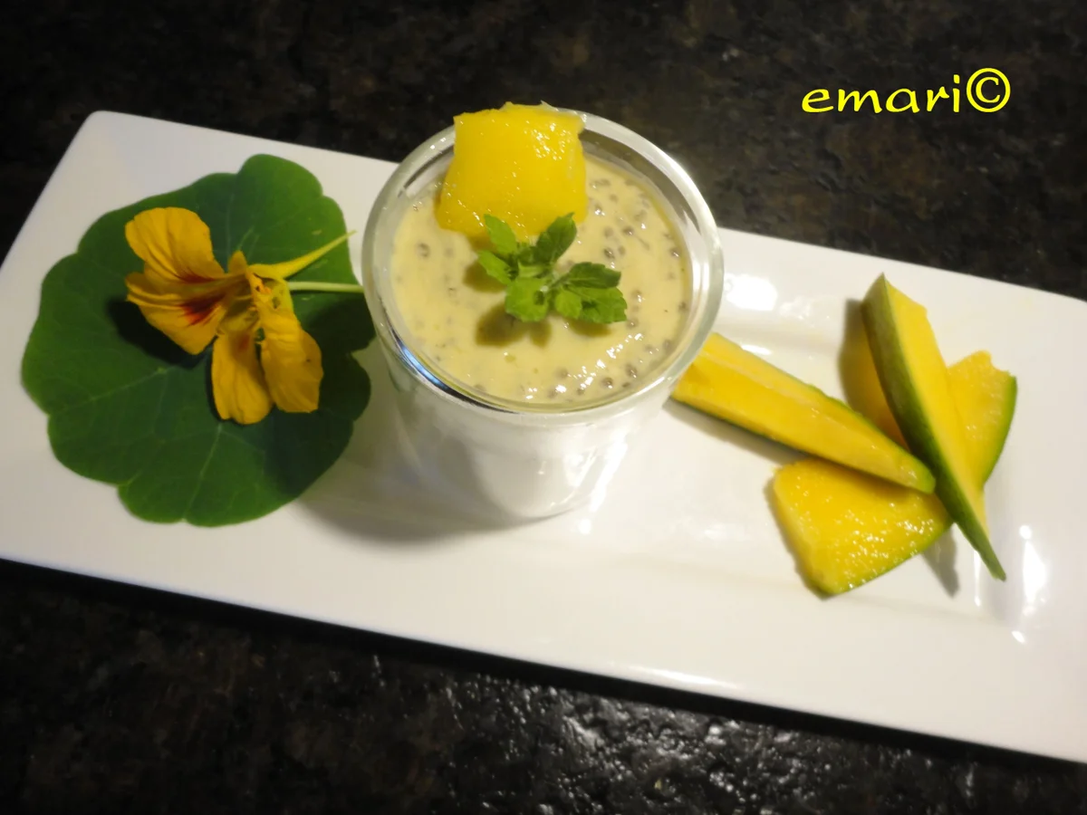 Mango Creme mit Chiasamen - Rezept - Bild Nr. 284