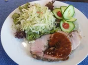 Schweineschulter- Braten mit Kräuter und Kohlsalat. - Rezept - Bild Nr. 276
