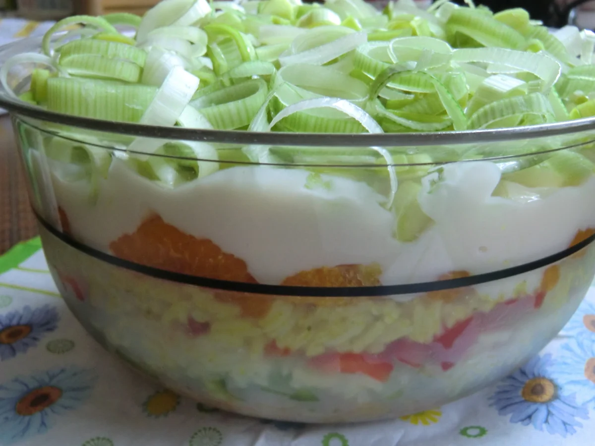 Rezept: Bunter Reis-Schichtsalat Bild Nr. 298 Bunter Reis-Schichtsalat - Rezept - Bild Nr. 298