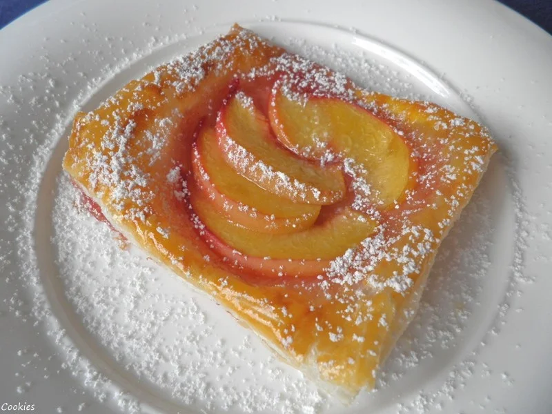 Schnelle Pfirsich - Blätterteig - Teile - Rezept - Bild Nr. 291