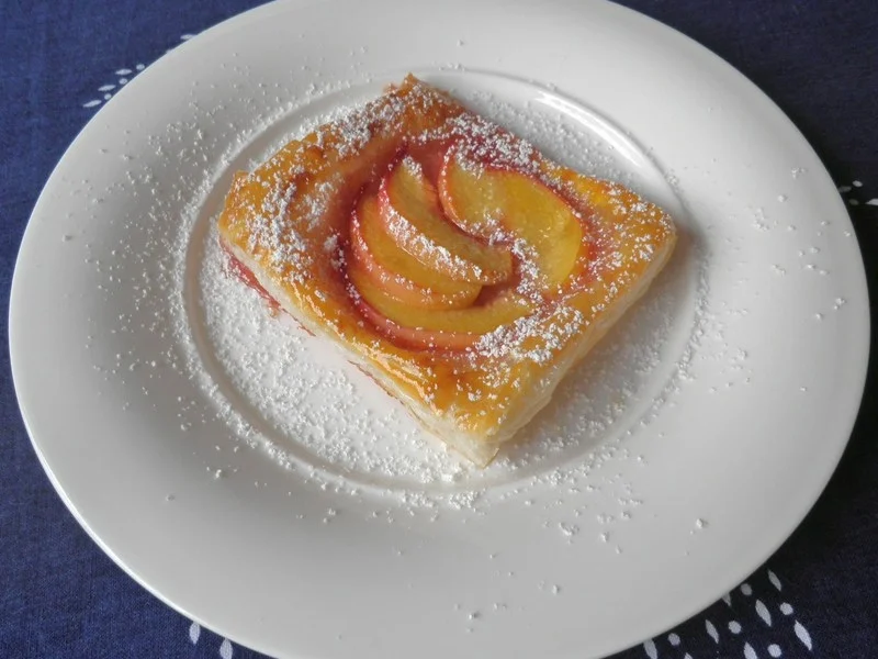 Schnelle Pfirsich - Blätterteig - Teile - Rezept - Bild Nr. 294