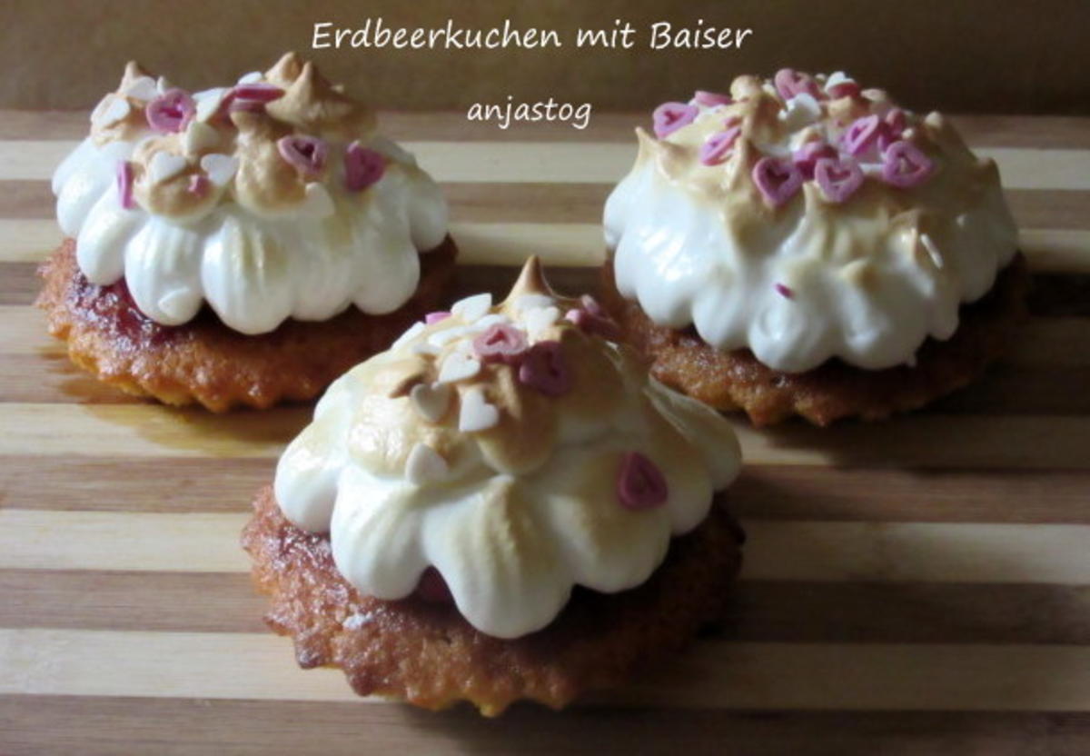 Bilder für Erdbeerkuchen mit Baiser Rezept