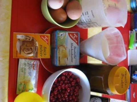 Eierlikör - Gugelhupf mit roten Johannisbeeren - Rezept - Bild Nr. 305