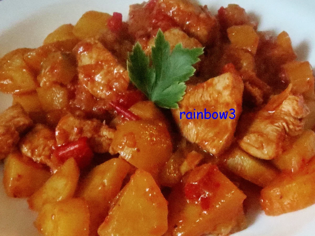 Kochen: Kartoffel-Hähnchen-Pfanne - Rezept - Bild Nr. 319