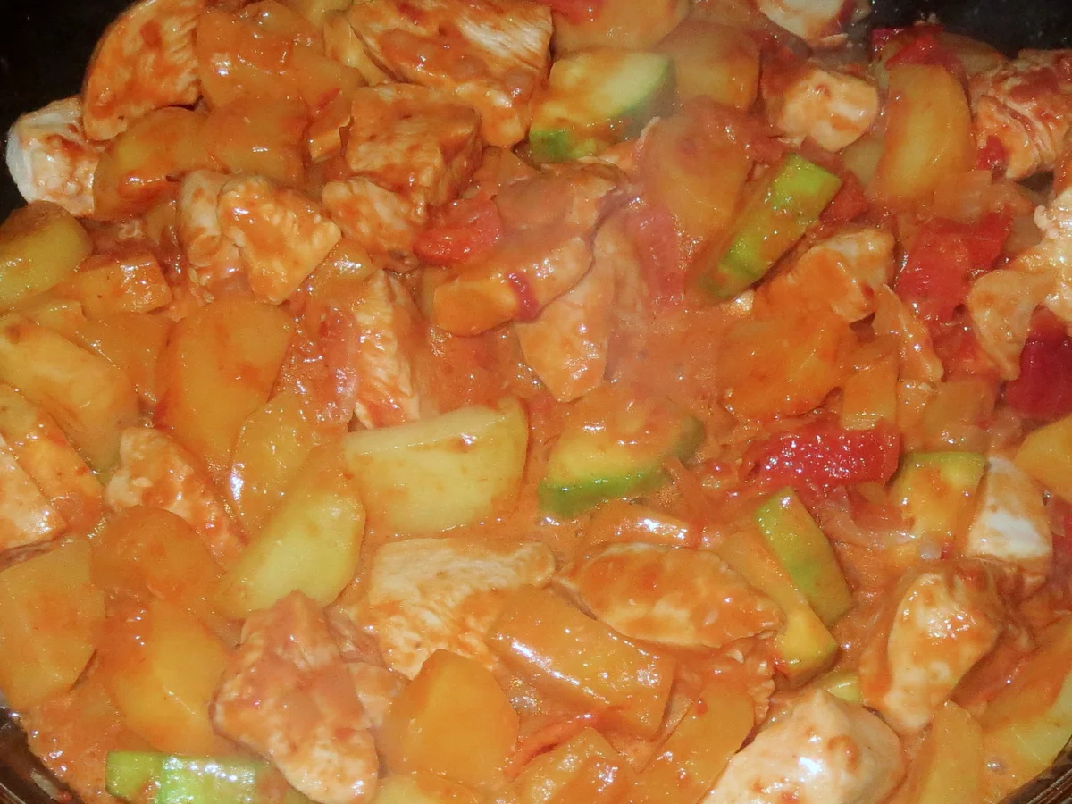 Kochen: Kartoffel-Hähnchen-Pfanne - Rezept - Bild Nr. 320