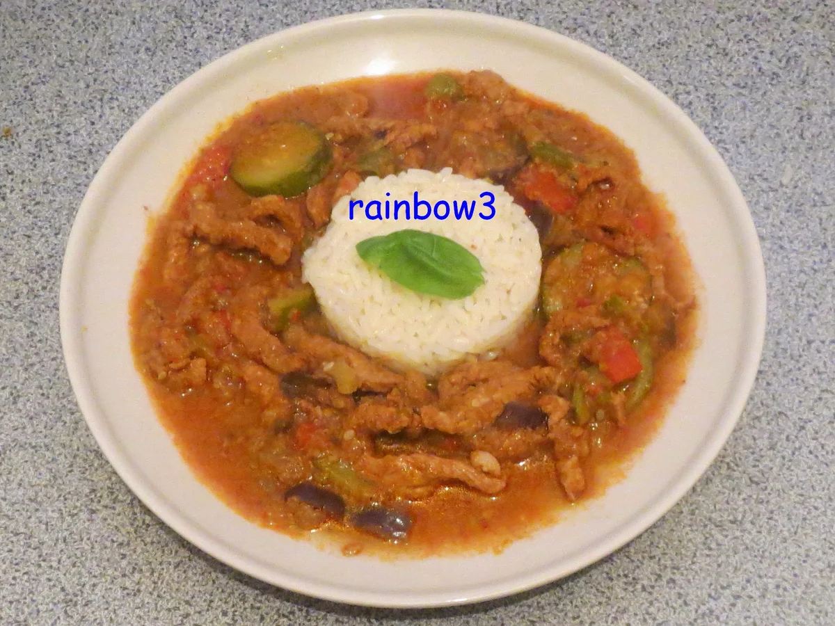 Kochen: Schweine-Geschnetzeltes, orientalisch - Rezept - Bild Nr. 333