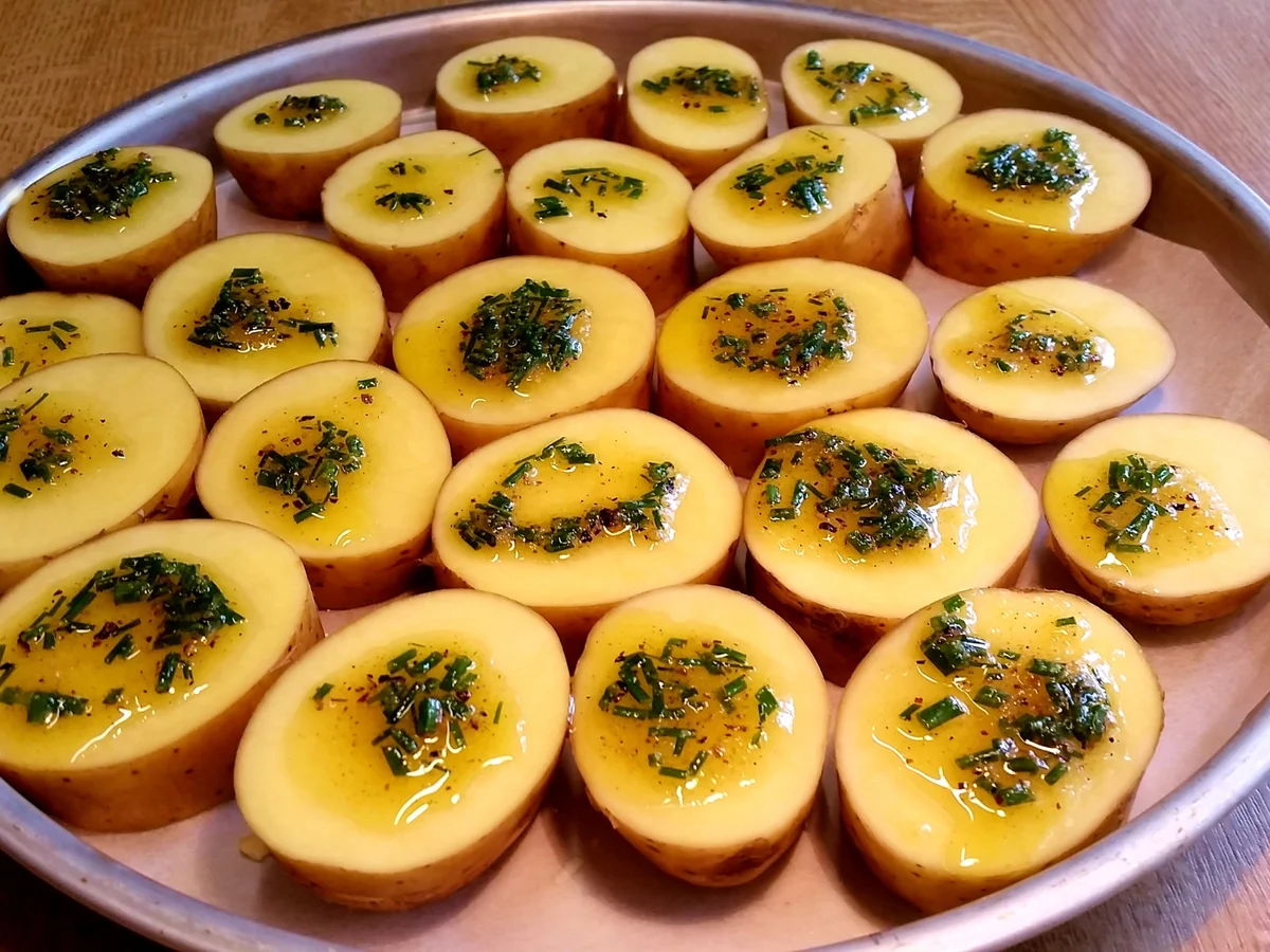 Rezept: Herzhafte Kartoffeln vom Backblech ... Bild Nr. 328 Herzhafte Kartoffeln vom Backblech ... - Rezept - Bild Nr. 328