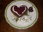 Nusstörtchen mit Himbeersahne-Lavendeleis - Rezept - Bild Nr. 328