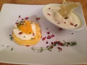 Safranbaiser mit Orangen-Frischkäse-Füllung - Rezept - Bild Nr. 329