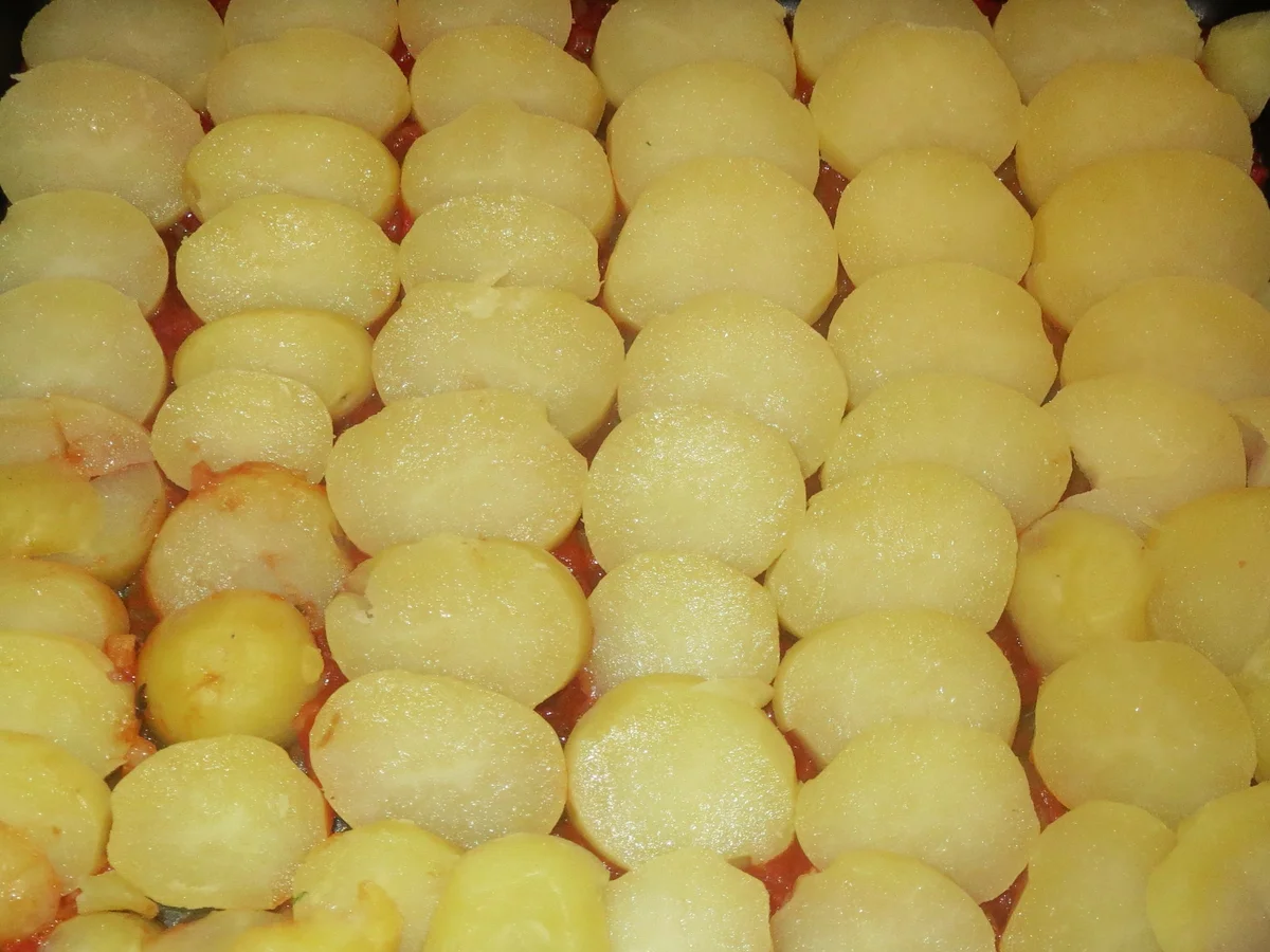 Auflauf: Kartoffeln mit scharfem Tomatensugo - Rezept - Bild Nr. 364