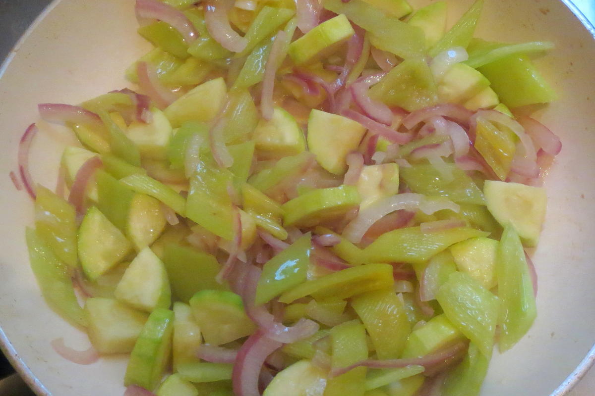Salat: Reis mit gedünstetem Gemüse - Rezept - Bild Nr. 364