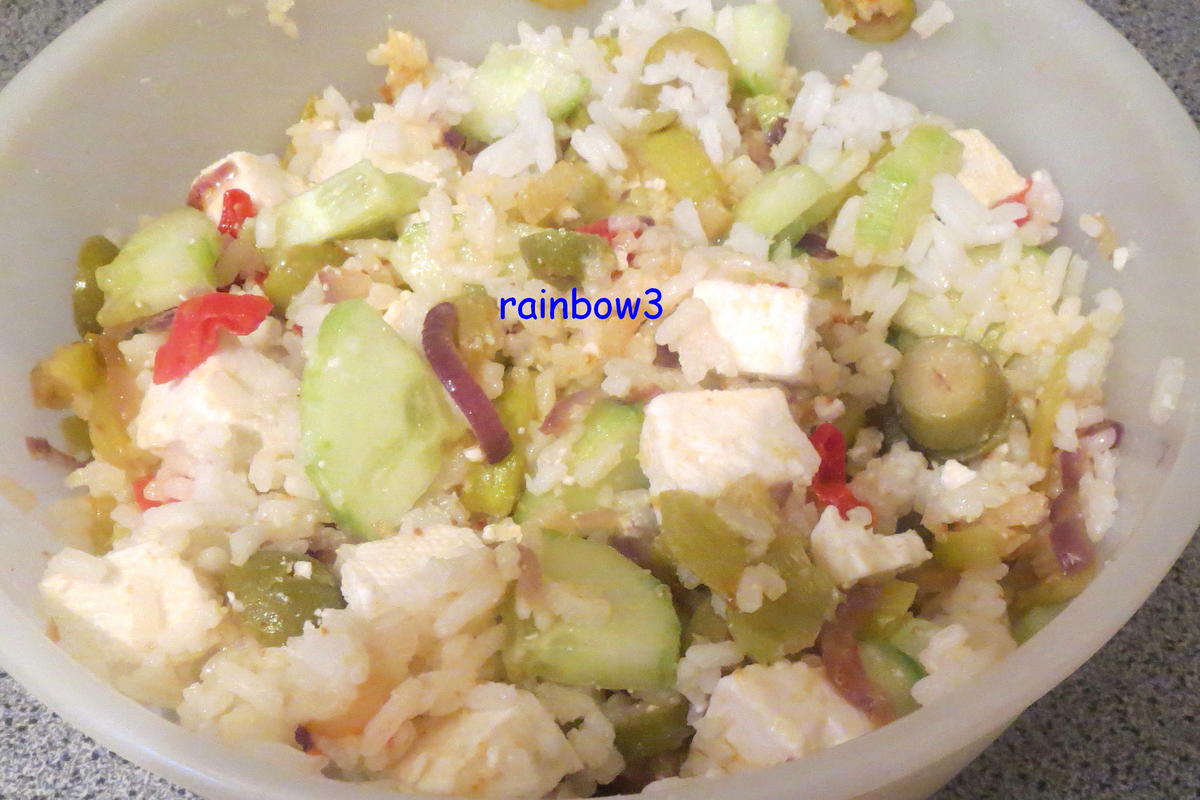 Salat: Reis mit gedünstetem Gemüse - Rezept - Bild Nr. 367