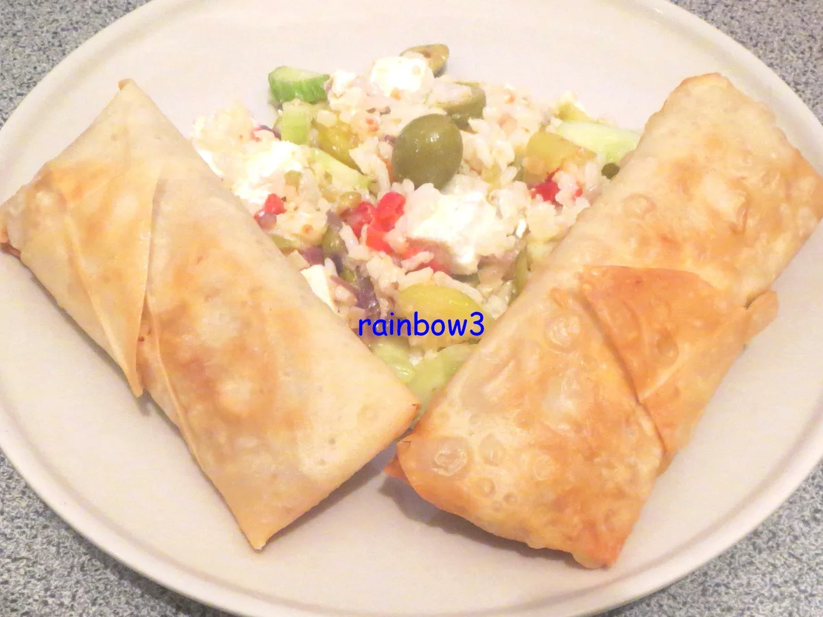 Rezept: Salat: Reis mit gedünstetem Gemüse Bild Nr. 369 Salat: Reis mit gedünstetem Gemüse - Rezept - Bild Nr. 369