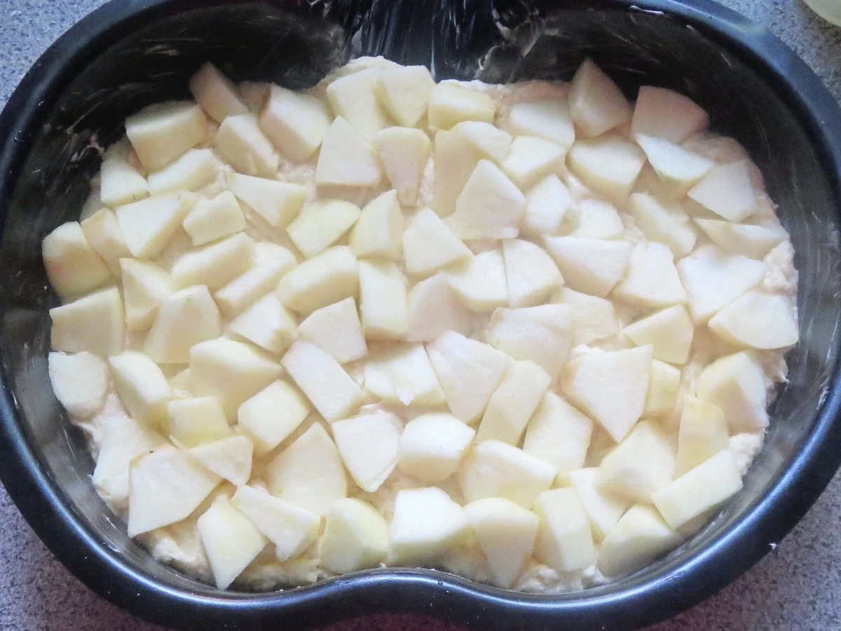 Backen: Apfelkuchen mit Mascarponedecke - Rezept - Bild Nr. 368