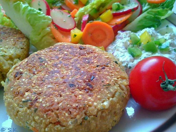 Gemüse - Kichererbsenbratlinge - Rezept - Bild Nr. 385