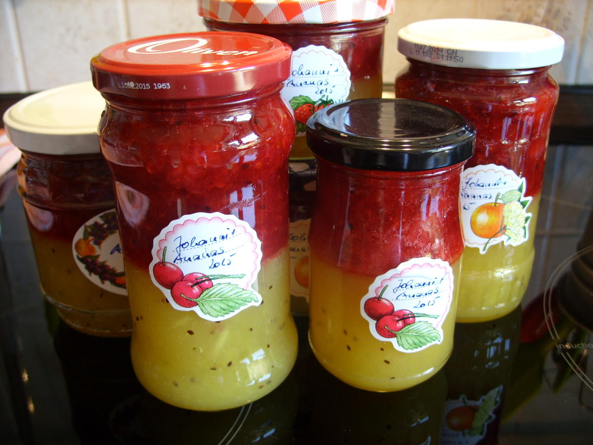 Konfitüre &amp; Co: Duo aus Johannisbeere und Ananas - einfach - von ...