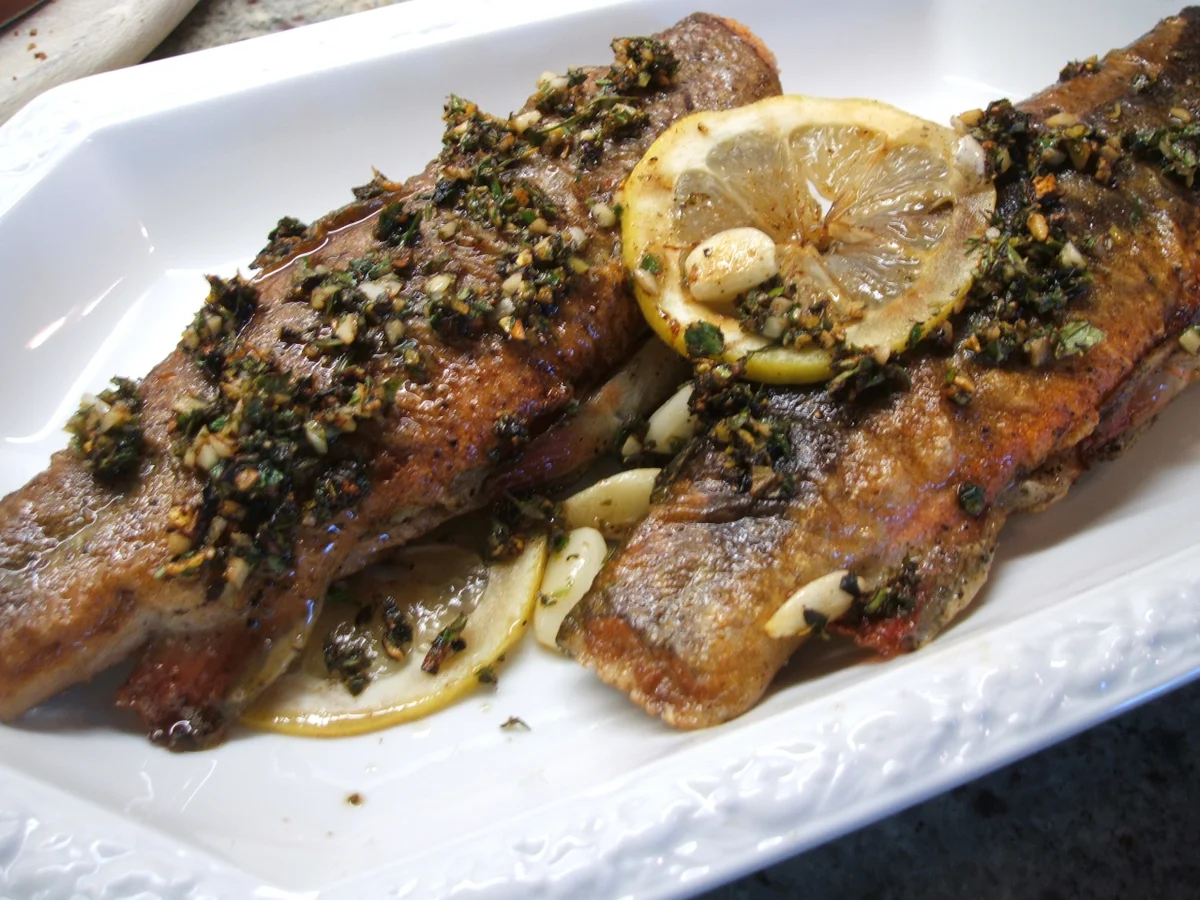 Rezept: Fisch: Salmerino in padella Bild Nr. 385 Fisch: Salmerino in padella - Rezept - Bild Nr. 385