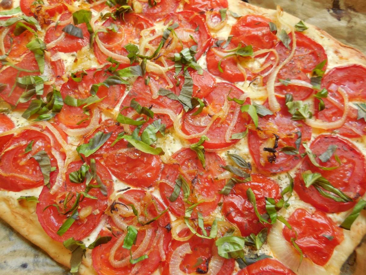 Flammkuchen Mit Tomaten Rezept Mit Bild Kochbar De