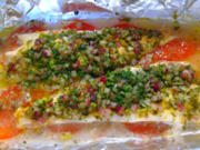Fisch - Fischfilet mit Kräutermantel in der Folie gegart - Rezept - Bild Nr. 391
