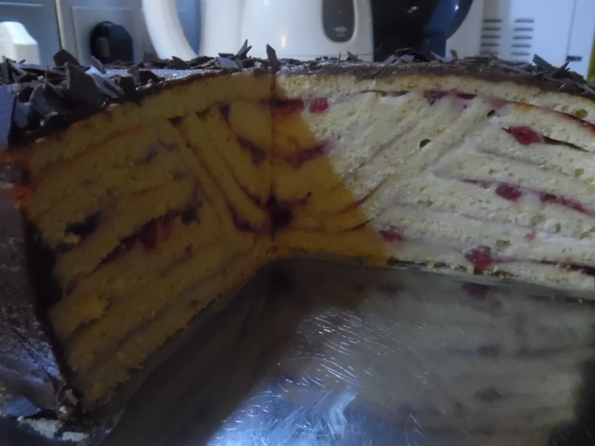 Preiselbeer-Schicht-Torte - Rezept - Bild Nr. 393