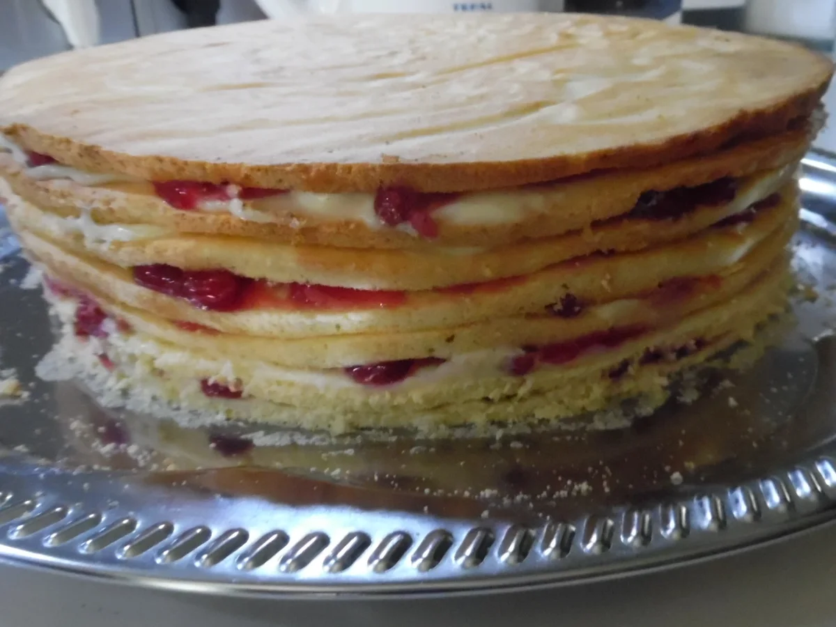 Preiselbeer-Schicht-Torte - Rezept - Bild Nr. 395
