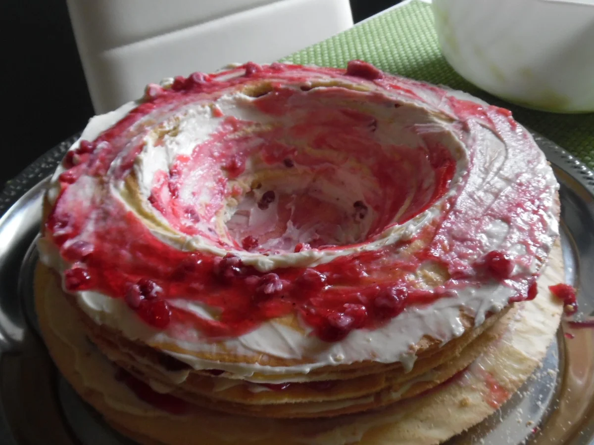 Preiselbeer-Schicht-Torte - Rezept - Bild Nr. 397