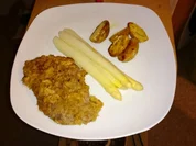 Kalbsschnitzel mit Beelitzer Spargel und Zitronen-Hollandaise - Rezept - Bild Nr. 415