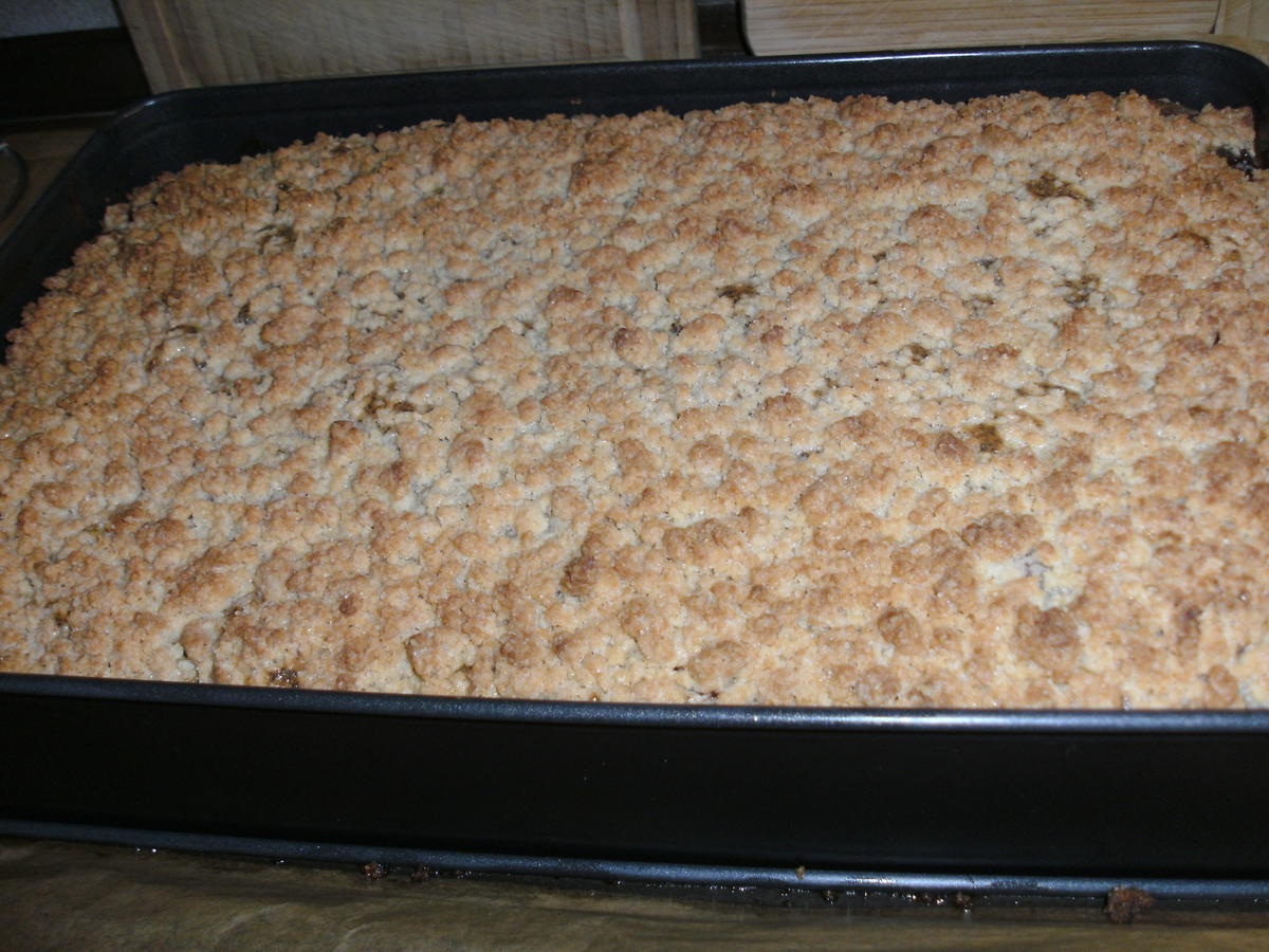 Kirschkuchen mit Mohnguss und Marzipanstreusel - schnell &amp; einfach ...