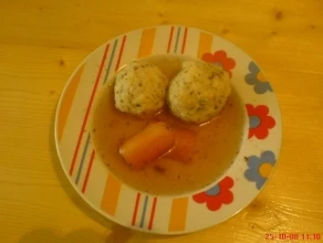 Speckknöderlsuppe - Rezept