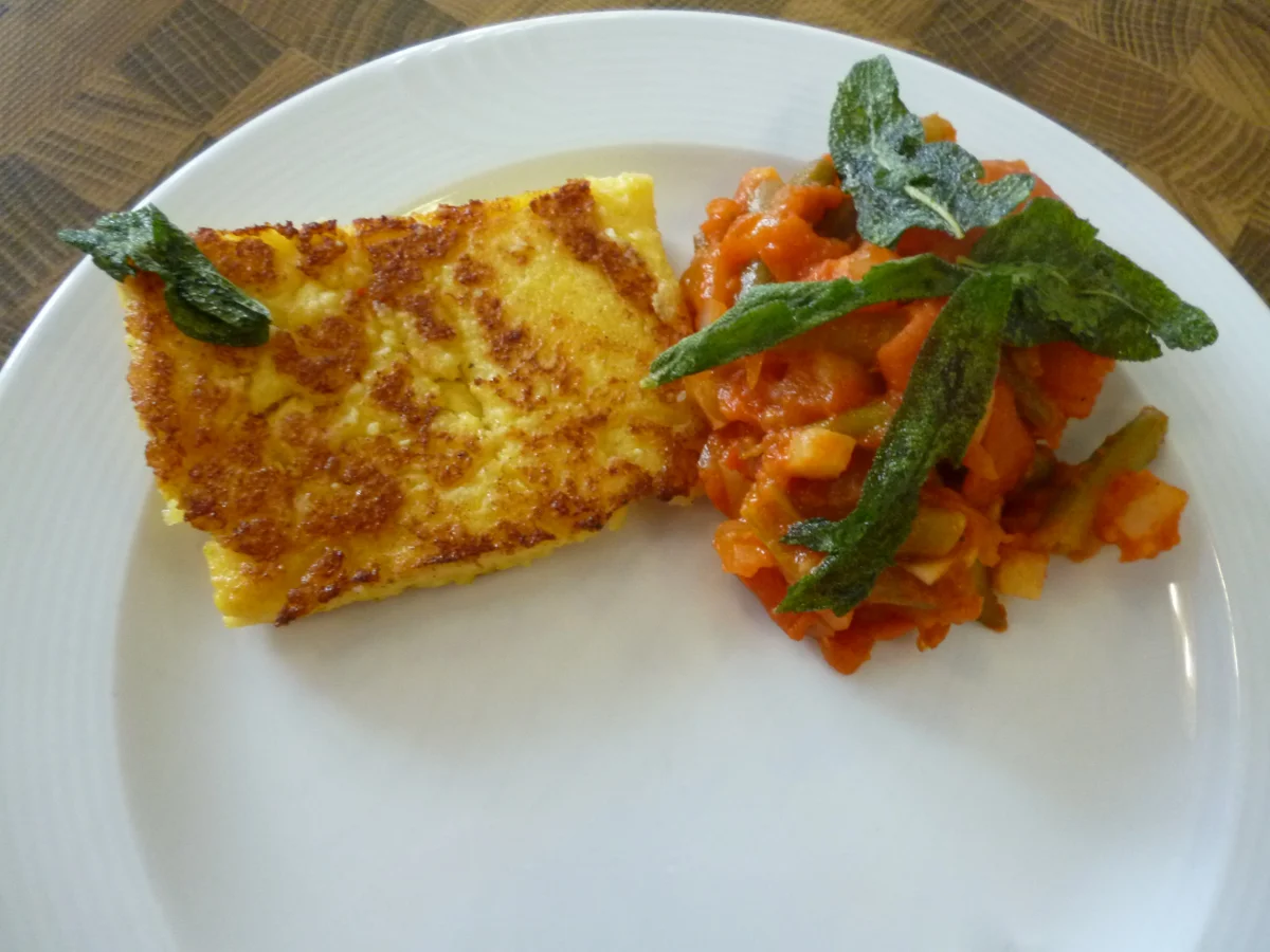 Polentaschnitten mit Salbei-Gemüse - Rezept - Bild Nr. 465