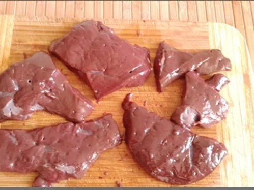 Gebratene Rinderleber auf   Kartoffel-Türmchen - Rezept - Bild Nr. 526