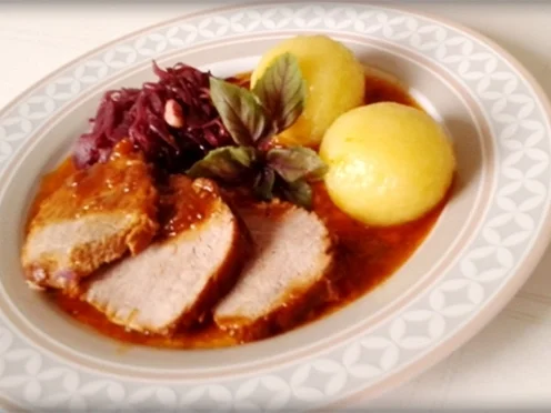 ❈ Kalbsbraten mit Rotkohl und Kartoffelklöße ❈ - Rezept - Bild Nr. 552