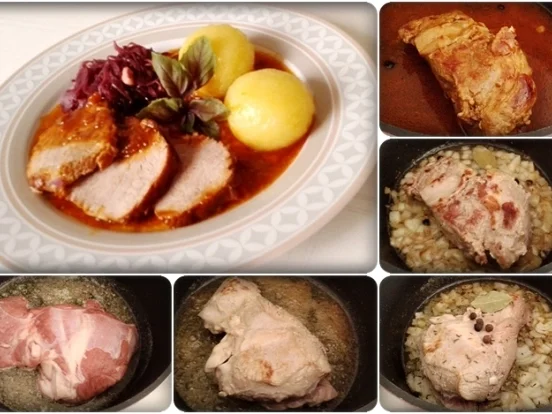 ❈ Kalbsbraten mit Rotkohl und Kartoffelklöße ❈ - Rezept - Bild Nr. 554