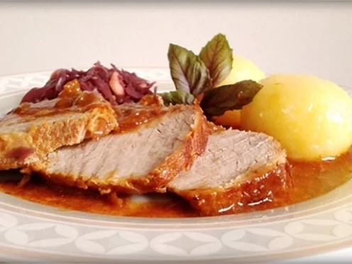 ❈ Kalbsbraten mit Rotkohl und Kartoffelklöße ❈ - Rezept - Bild Nr. 1692