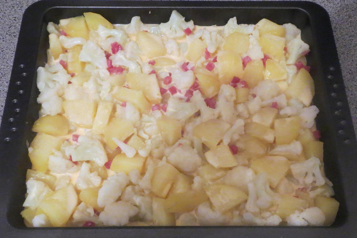 Auflauf: Blumenkohl mit Kartoffeln - Rezept - Bild Nr. 543