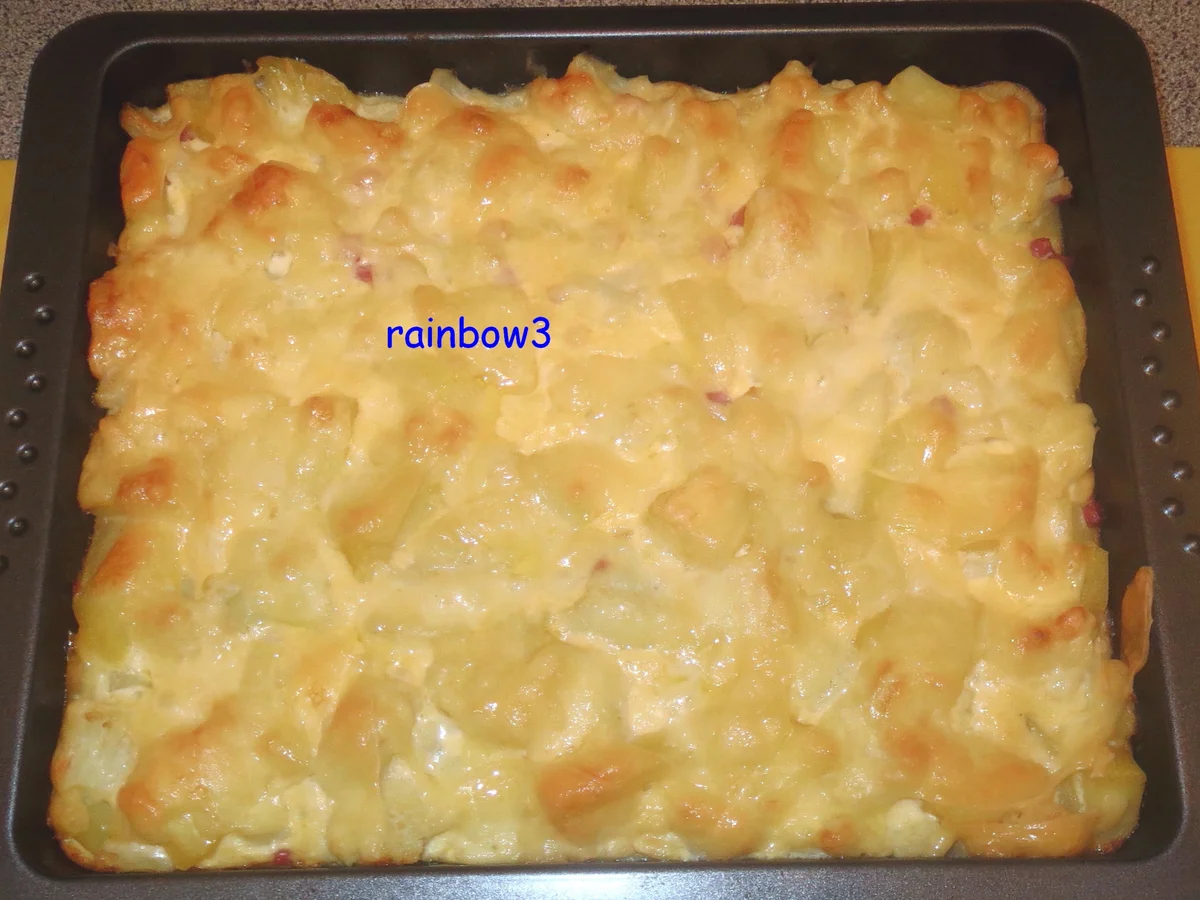 Rezept: Auflauf: Blumenkohl mit Kartoffeln Bild Nr. 544 Auflauf: Blumenkohl mit Kartoffeln - Rezept - Bild Nr. 544