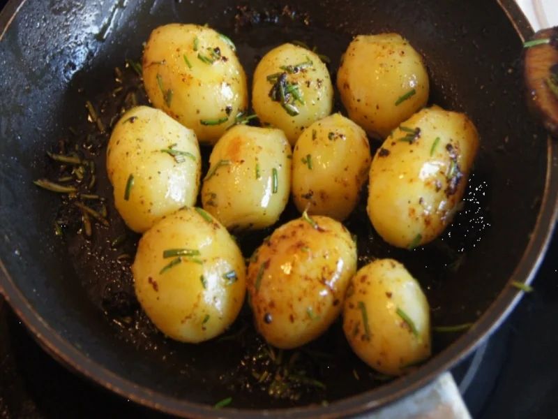 Hähnchenbrustfilet mit Curry-Tomaten-Bohnen Gemüse und angebratenen Rosmarin-Drillingen - Rezept - Bild Nr. 557