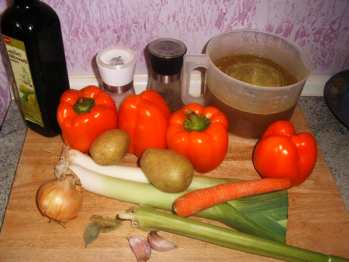 Paprika-Lauch-Suppe - Rezept - Bild Nr. 575