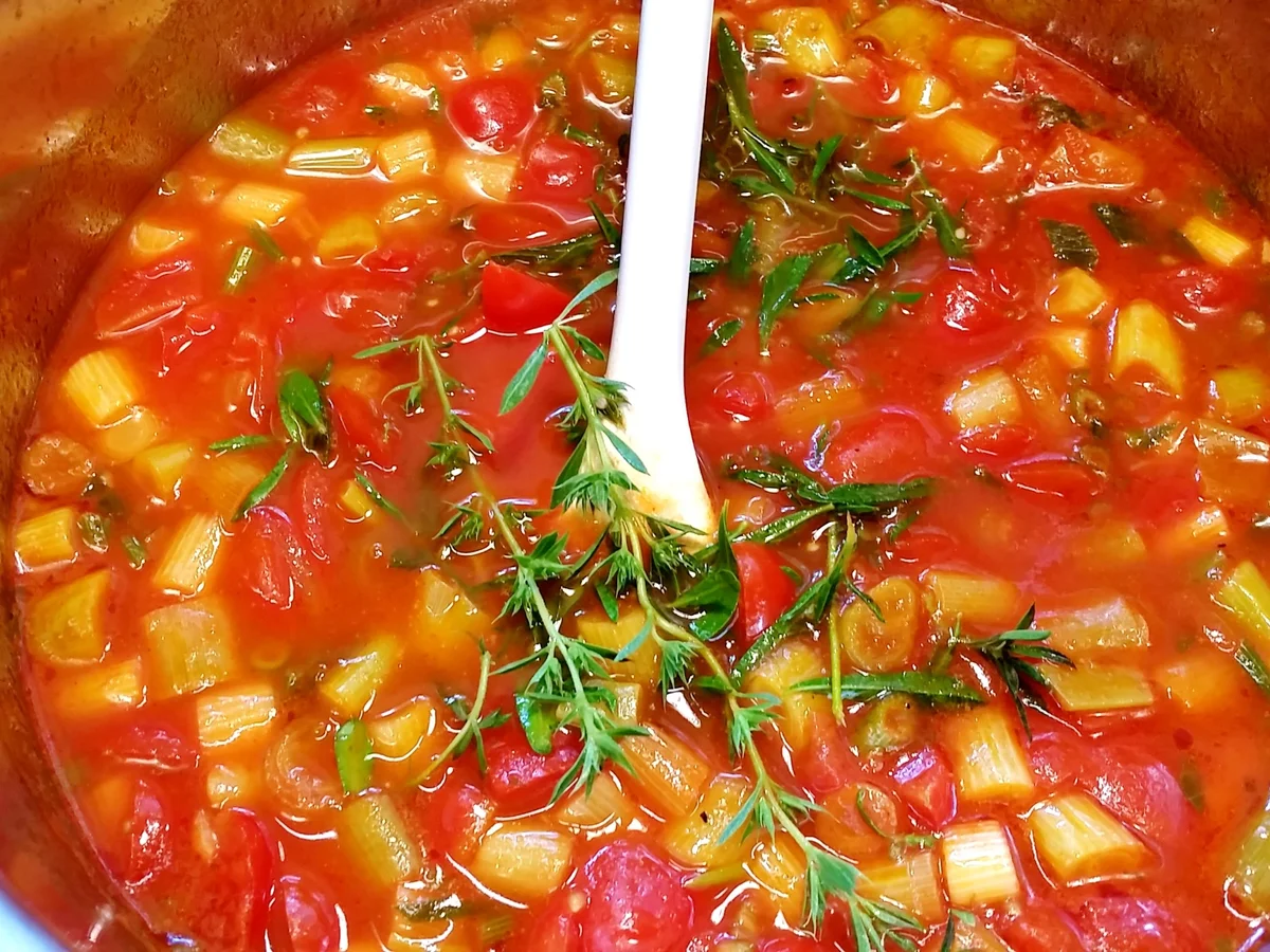 Tomaten-Zwiebelsuppe passiert - Rezept - Bild Nr. 583