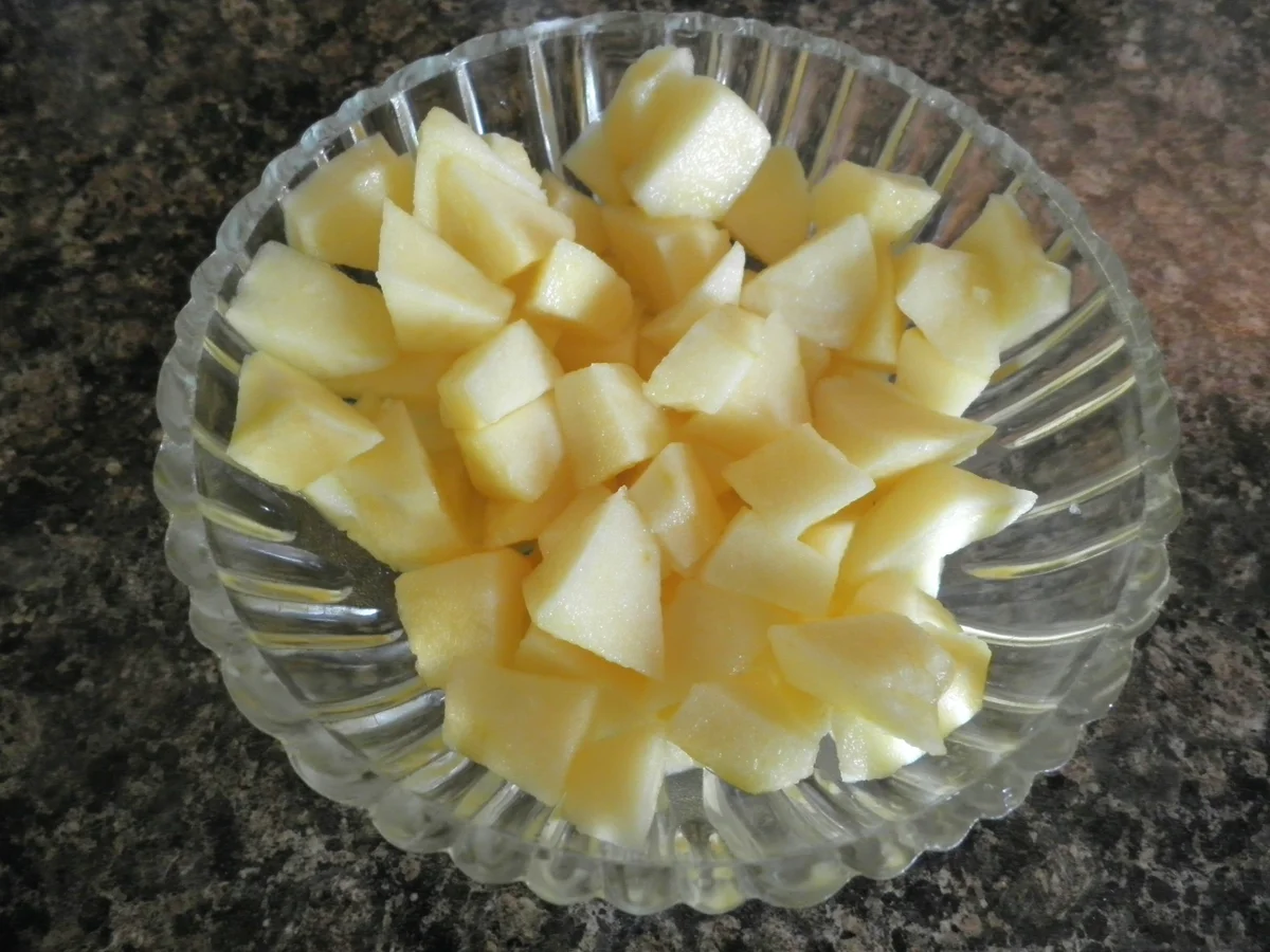 Buttermilchplinsen und Calvadosapfel - Rezept - Bild Nr. 584