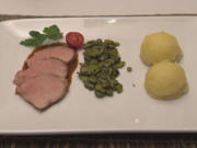 Schweinefilet mit Saubohnen und getrüffeltem Kartoffelstampf - Rezept - Bild Nr. 615