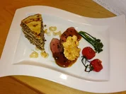 Presa Ibérico Belotta, Prinzregententorte, konfierte Tomaten - Rezept - Bild Nr. 586